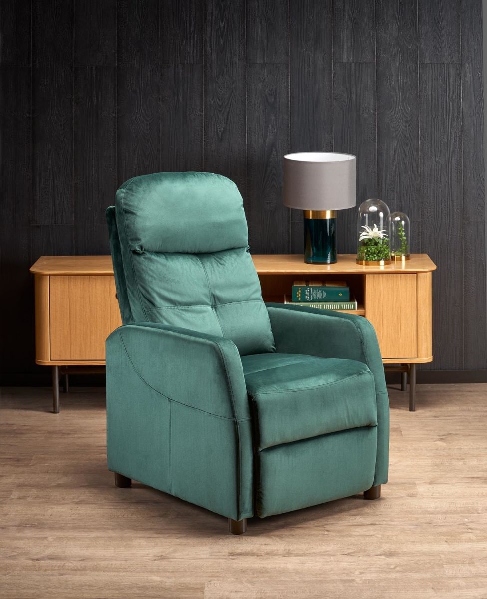 Lounge Chair Ravenna | size: Width: 64cm, Height: 103cm, Depth: 84cm | color: Green | image: 7 | variant: 1002752