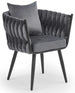 Lounge Chair Roubaix | size: Width: 67cm, Height: 77cm, Depth: 55cm | color: Gray | image: 0 | variant: 1002692