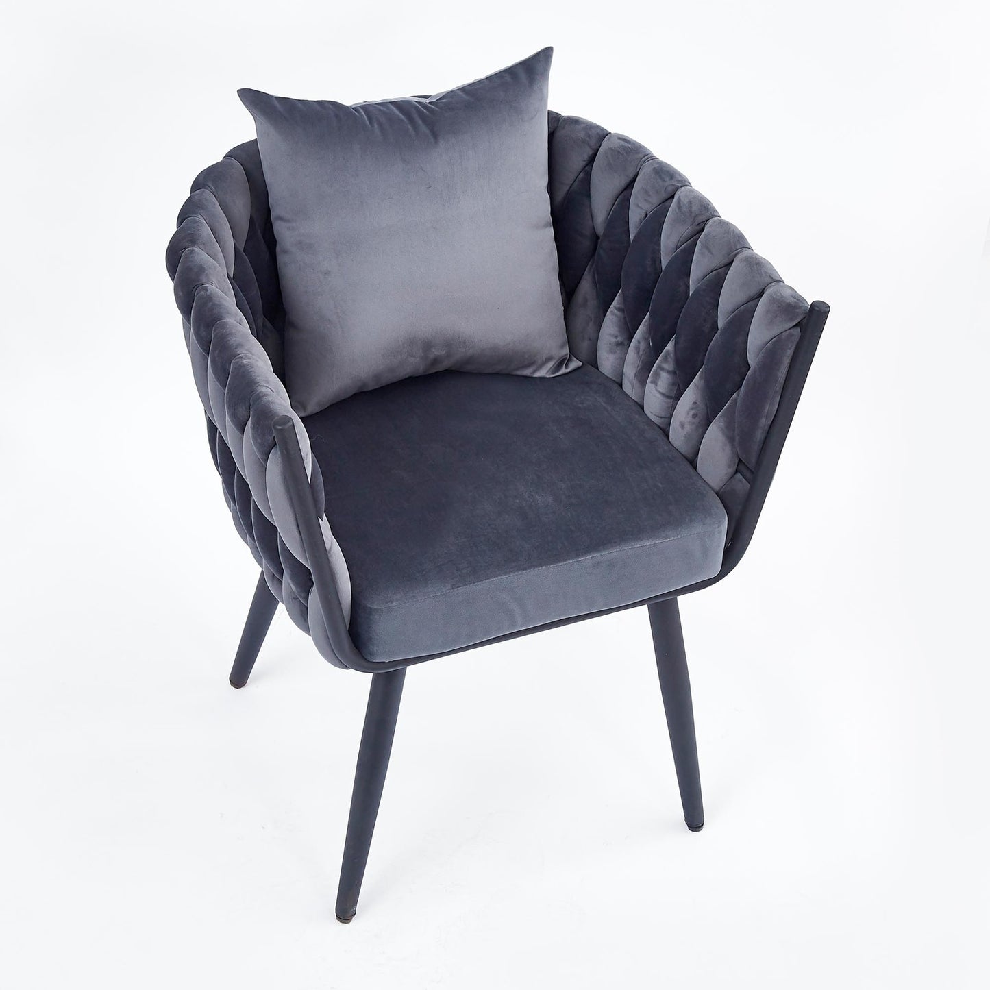 Lounge Chair Roubaix | size: Width: 67cm, Height: 77cm, Depth: 55cm | color: Gray | image: 1 | variant: 1002692