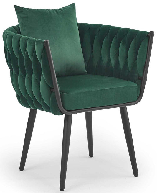 Lounge Chair Roubaix | size: Width: 67cm, Height: 77cm, Depth: 55cm | color: Green | image: 1 | variant: 1002691