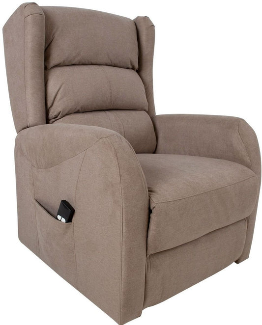 Lounge Chair Rye | size: Width: 77cm, Height: 106cm, Depth: 90cm | color: Brown | image: 1 | variant: 1000932