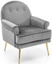 Lounge Chair Santi | size: Width: 74cm, Height: 88cm, Depth: 74cm | color: Gray | image: 5 | variant: 1004720
