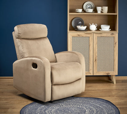 Lounge Chair Semir | size: Width: 80cm, Height: 92cm, Depth: 90cm | color: Beige | image: 3 | variant: 1004722