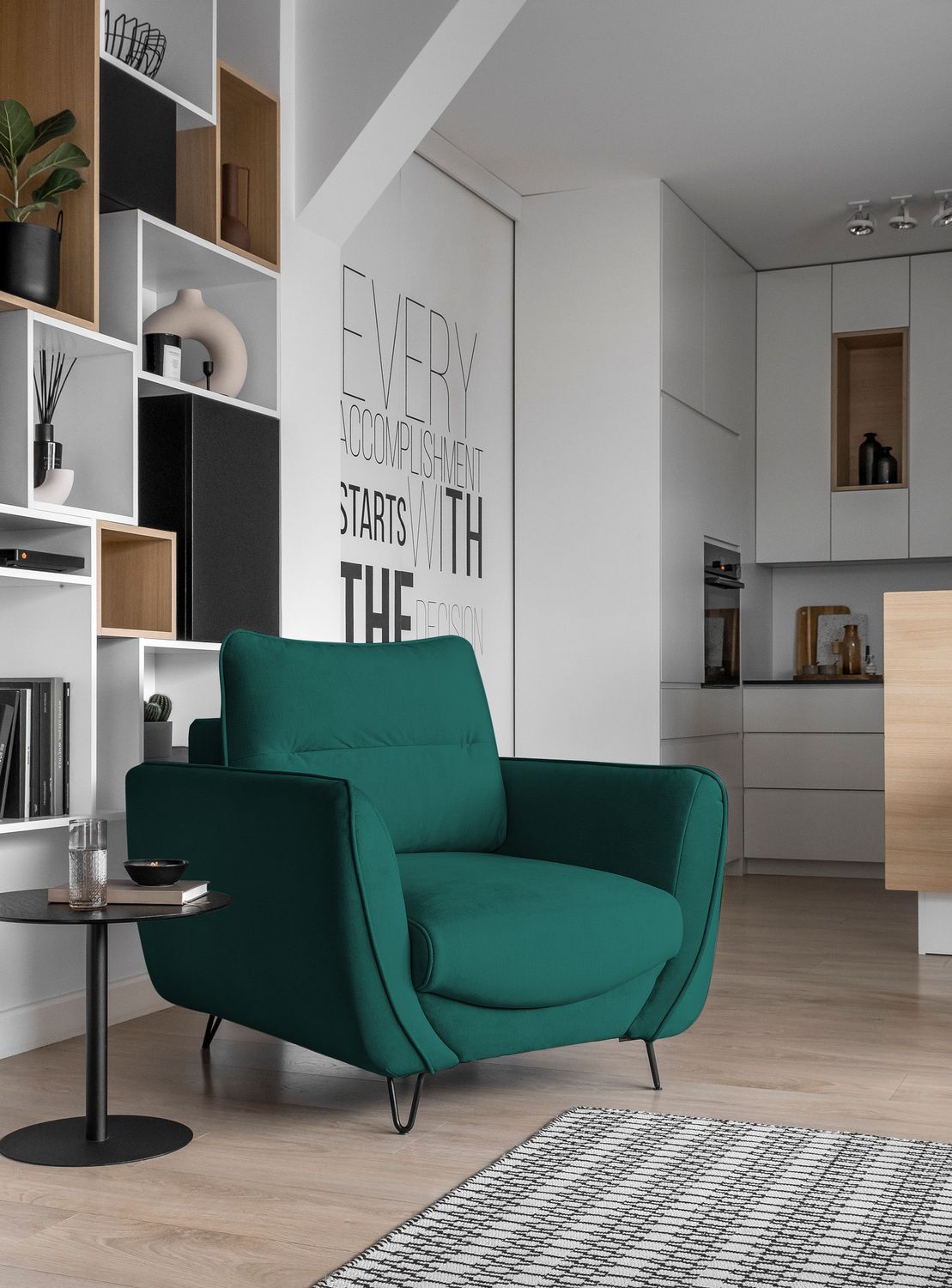 Lounge Chair Silva | size: Width: 93cm, Height: 82cm, Depth: 95cm | color: Velvetmat | image: 1 | variant: 1004469