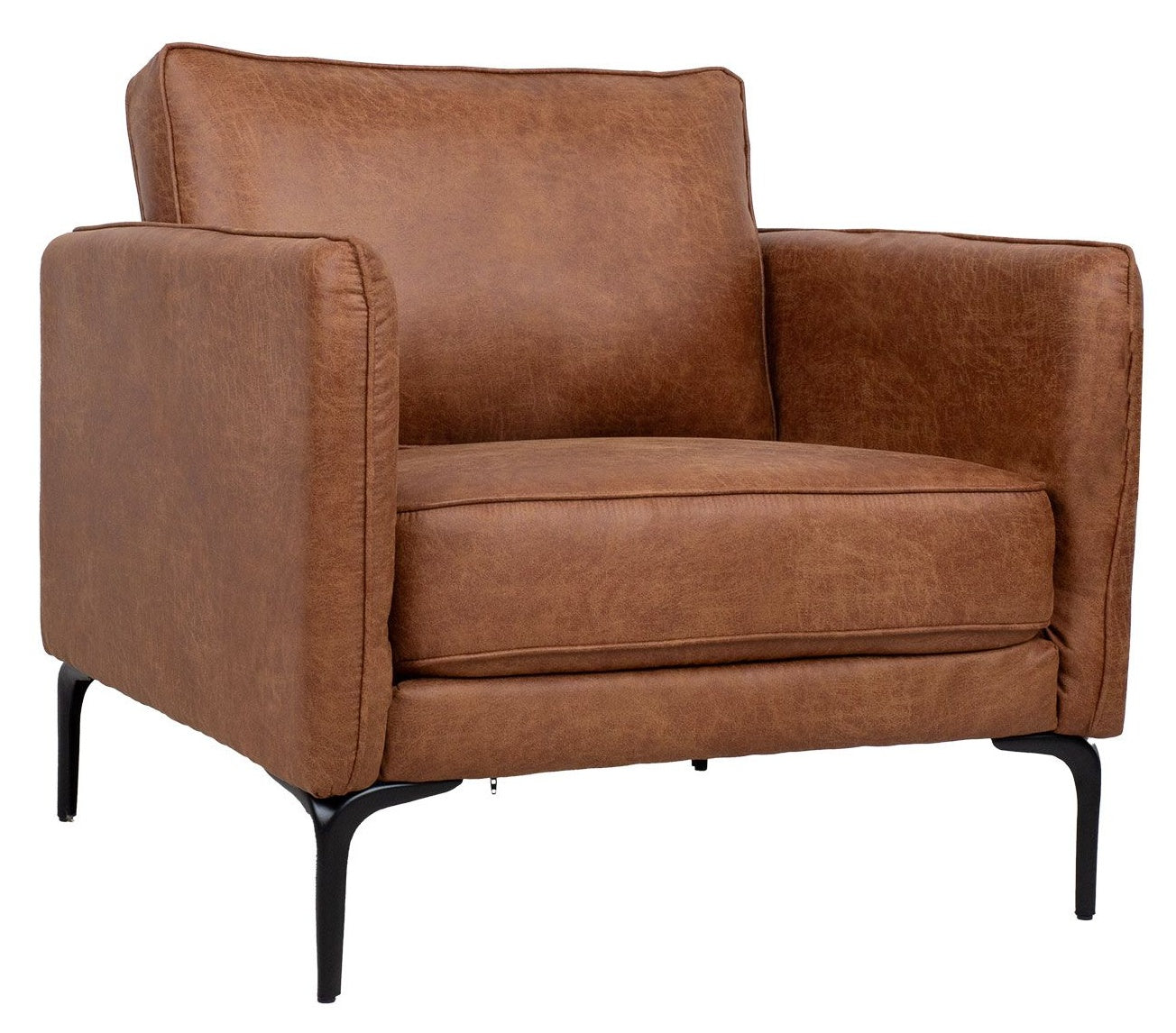 Lounge Chair Sofia | size: Width: 83cm, Height: 82cm, Depth: 80cm | color: Brown | image: 0 | variant: 1004919
