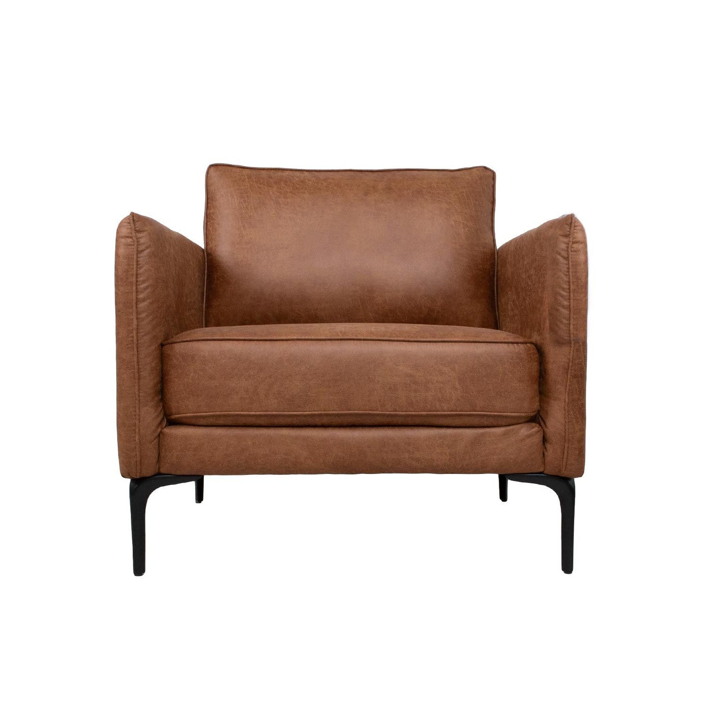 Lounge Chair Sofia | size: Width: 83cm, Height: 82cm, Depth: 80cm | color: Brown | image: 1 | variant: 1004919