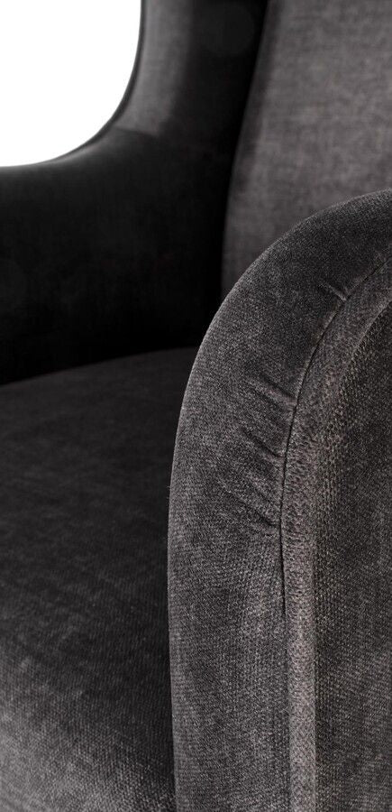 Lounge Chair St Pierre | size: Width: 67cm, Height: 114cm, Depth: 85cm | color: Black | image: 5 | variant: 1002713