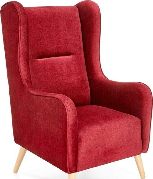 Lounge Chair St Pierre | size: Width: 67cm, Height: 114cm, Depth: 85cm | color: Red | image: 1 | variant: 1002714