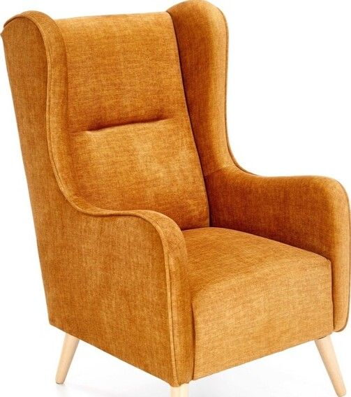Lounge Chair St Pierre | size: Width: 67cm, Height: 114cm, Depth: 85cm | color: Yellow | image: 1 | variant: 1002715