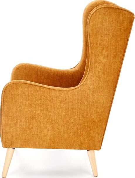 Lounge Chair St Pierre | size: Width: 67cm, Height: 114cm, Depth: 85cm | color: Yellow | image: 2 | variant: 1002715