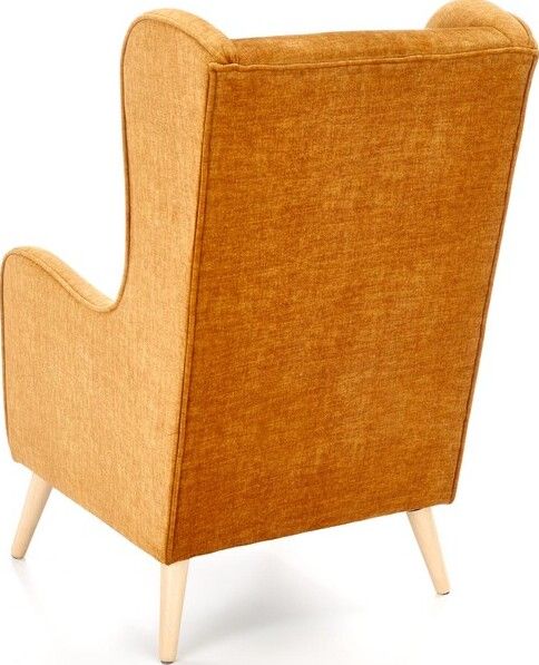Lounge Chair St Pierre | size: Width: 67cm, Height: 114cm, Depth: 85cm | color: Yellow | image: 3 | variant: 1002715