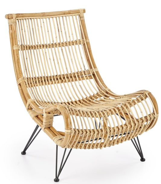 Lounge Chair Stratford | size: Width: 60cm, Height: 85cm, Depth: 85cm | color: Brown/Black | image: 1 | variant: 1007360
