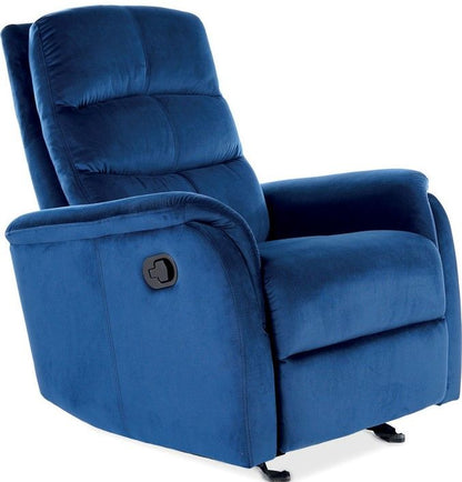 Lounge Chair Swansea | size: Width: 78cm, Height: 102cm, Depth: 98cm | color: Blue | image: 1 | variant: 1004060
