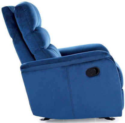 Lounge Chair Swansea | size: Width: 78cm, Height: 102cm, Depth: 98cm | color: Blue | image: 2 | variant: 1004060
