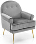 Lounge Chair Taranto | size: Width: 74cm, Height: 88cm, Depth: 74cm | color: Gray | image: 5 | variant: 1002825