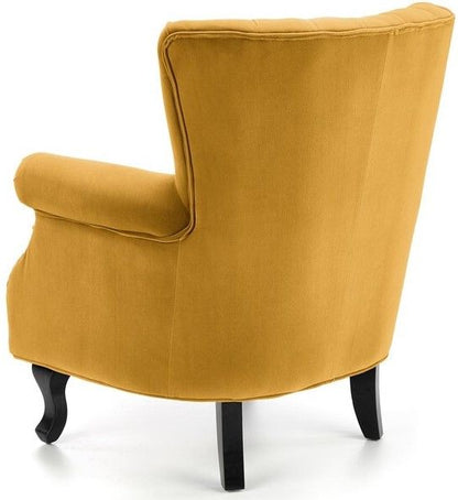 Lounge Chair Titan | size: Width: 73cm, Height: 87cm, Depth: 70cm | color: Yellow | image: 3 | variant: 1004731