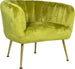Lounge Chair Upton | size: Width: 78cm, Height: 69cm, Depth: 71cm | color: Green | image: 1 | variant: 1001097