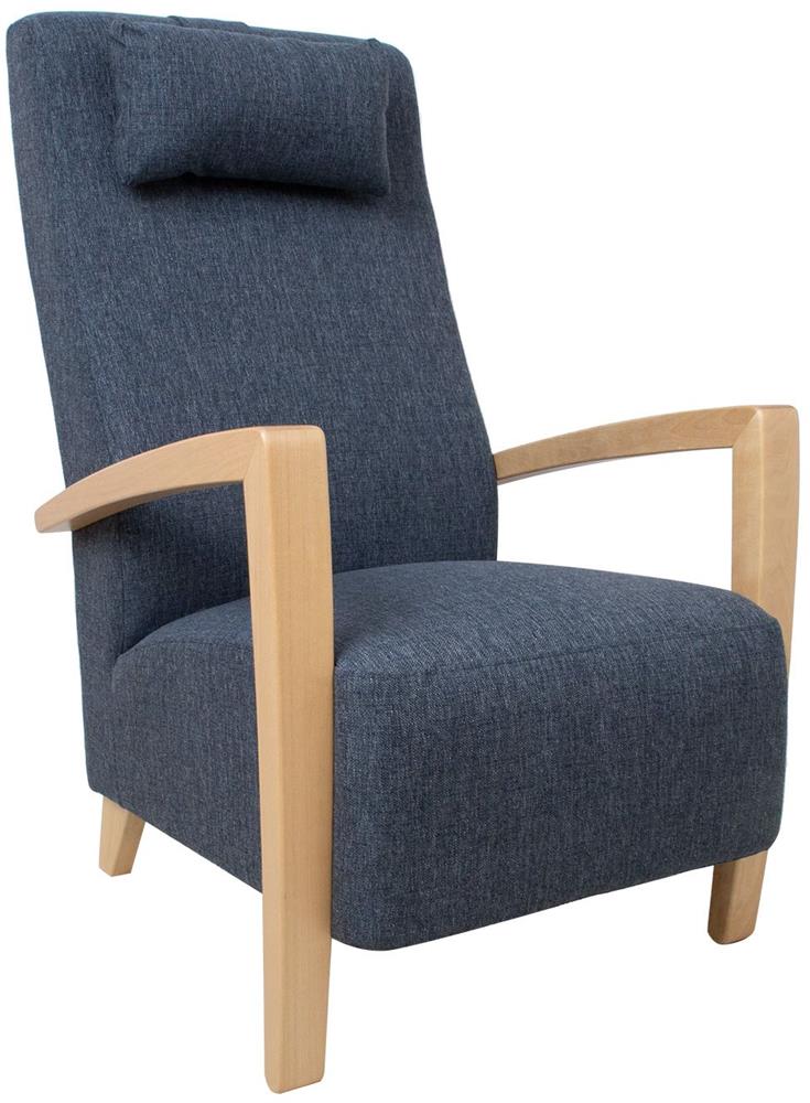 Lounge Chair Venla | size: Width: 65.5cm, Height: 104cm, Depth: 65cm | color: Blue | image: 1 | variant: 1004939