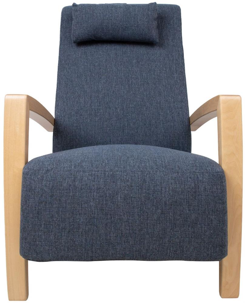 Lounge Chair Venla | size: Width: 65.5cm, Height: 104cm, Depth: 65cm | color: Blue | image: 2 | variant: 1004939