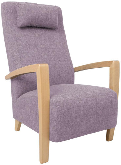 Lounge Chair Venla | size: Width: 65.5cm, Height: 104cm, Depth: 65cm | color: Purple | image: 1 | variant: 1004938