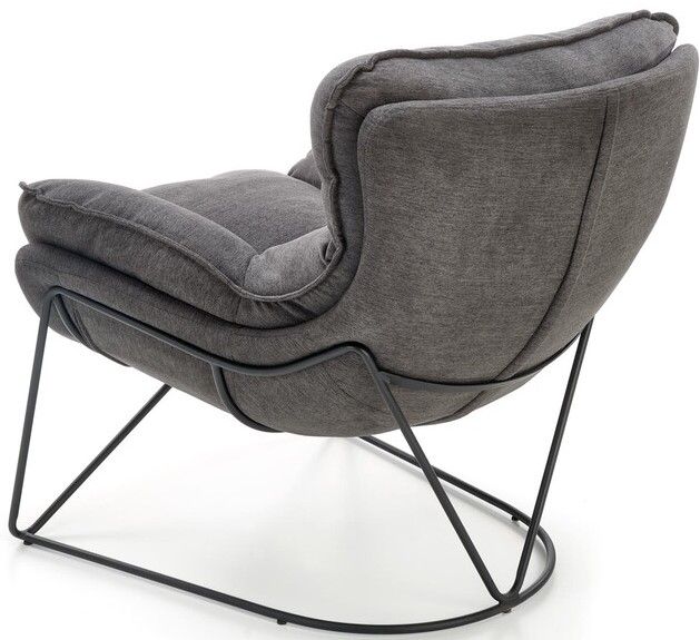 Lounge Chair Volker | size: Width: 75cm, Height: 85cm, Depth: 88cm | color: Gray | image: 3 | variant: 1012514