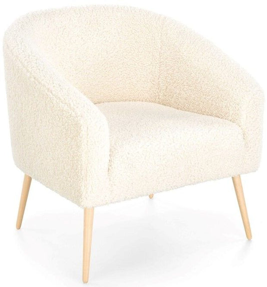 Lounge Chair West Caterham | size: Width: 77cm, Height: 78cm, Depth: 67cm | color: White | image: 1 | variant: 1007241