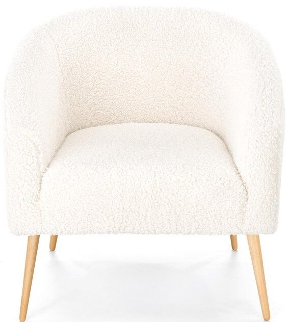 Lounge Chair West Caterham | size: Width: 77cm, Height: 78cm, Depth: 67cm | color: White | image: 4 | variant: 1007241
