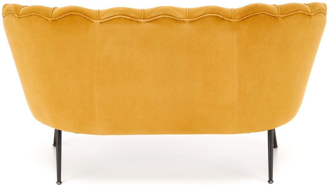 Lounge Chair West Drammen | size: Width: 131cm, Height: 77cm, Depth: 77cm | color: Yellow | image: 4 | variant: 1007470