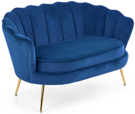 Lounge Chair West Fredrikstad | size: Width: 131cm, Height: 77cm, Depth: 77cm | color: Blue | image: 1 | variant: 1007472