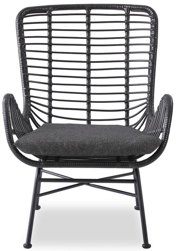 Lounge Chair West Sandnes | size: Width: 71cm, Height: 94cm, Depth: 70cm | color: Black | image: 4 | variant: 1007473