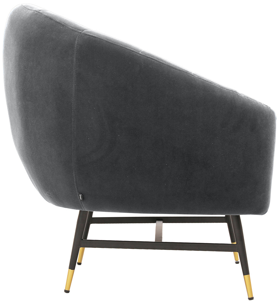 Lounge Chair West Stockholm | size: Width: 73cm, Height: 78cm, Depth: 72cm | color: Gray | image: 3 | variant: 1007476