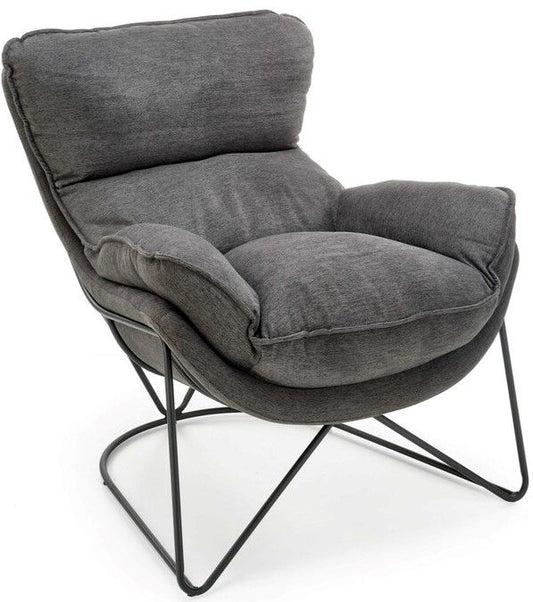 Lounge Chair West Tonbridge | size: Width: 75cm, Height: 85cm, Depth: 88cm | color: Gray | image: 1 | variant: 1007244