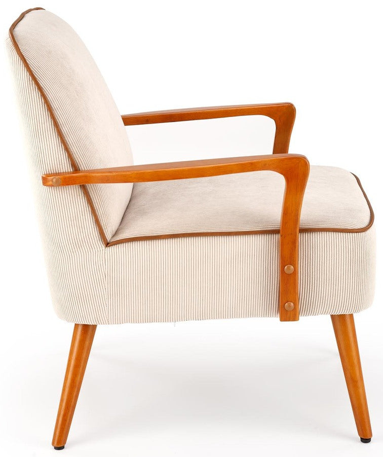 Lounge Chair West Troms | size: Width: 66cm, Height: 76cm, Depth: 69cm | color: Beige | image: 2 | variant: 1007474