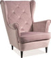 Lounge Chair Westminster | size: Width: 75cm, Height: 101cm, Depth: 85cm | color: Pink | image: 1 | variant: 1004077