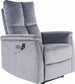 Lounge Chair Wolverhampton | size: Width: 76cm, Height: 96cm, Depth: 94cm | color: Gray | image: 1 | variant: 1004095