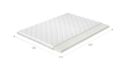 Mattress Topper Cleveland 5 | size: Length: 200cm, Width: 180cm | image: 2 | variant: 1014961