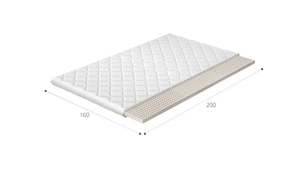 Mattress Topper Latex 4 | size: Length: 200cm, Width: 160cm | image: 2 | variant: 1013987