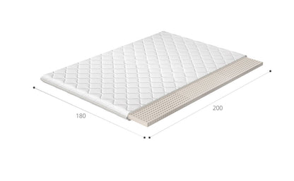 Mattress Topper Latex 5 | size: Length: 200cm, Width: 180cm | image: 2 | variant: 1013988
