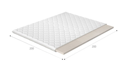 Mattress Topper Latex 6 | size: Length: 200cm, Width: 200cm | image: 2 | variant: 1013989