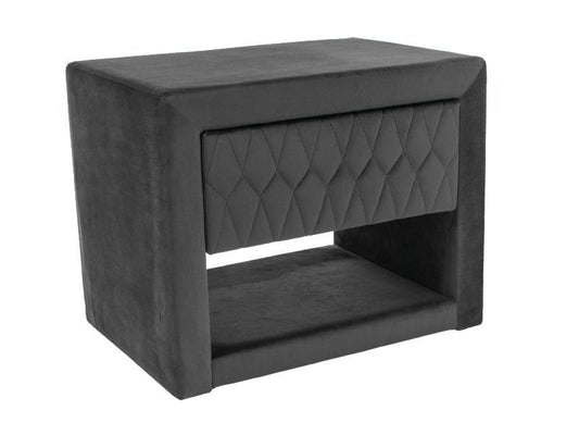 Nightstand Azurro | size: Width: 50cm, Height: 40cm, Depth: 35cm | color: Black | image: 1 | variant: 1000385