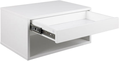 Nightstand Cholet | size: Width: 50cm, Height: 24.3cm, Depth: 35cm | color: White | image: 3 | variant: 1002040