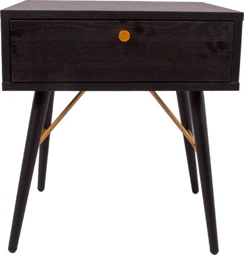 Nightstand East Lampeter | size: Width: 35cm, Height: 50cm, Depth: 45cm | color: Black | image: 1 | variant: 1005571