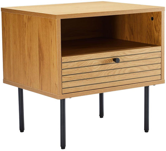 Nightstand East Le Havre | size: Width: 50cm, Height: 50cm, Depth: 40cm | color: Oak | image: 1 | variant: 1006368