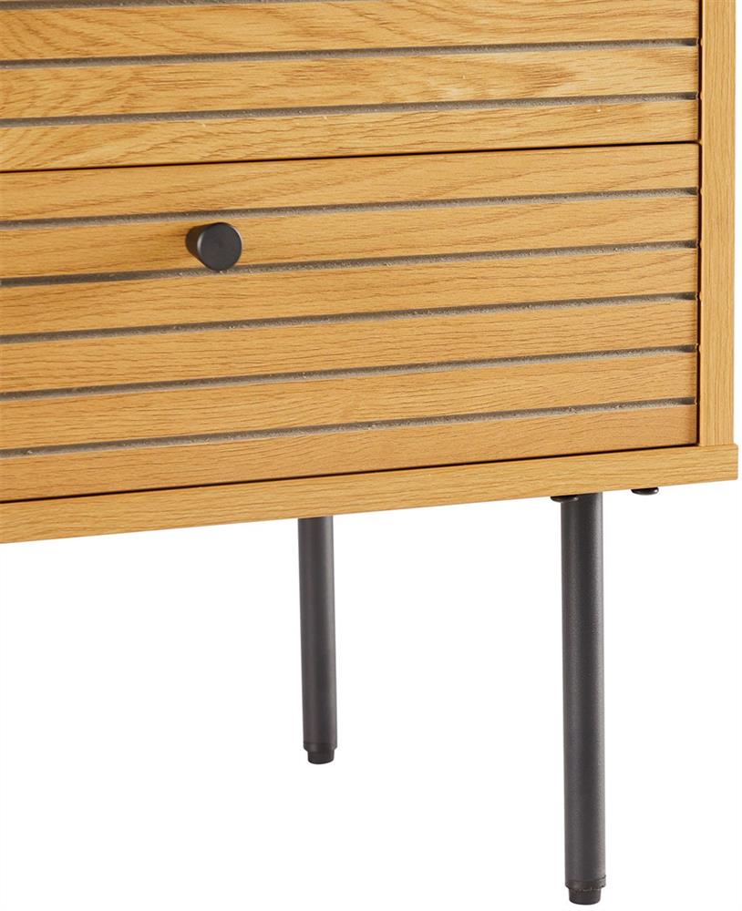 Nightstand East Le Havre | size: Width: 50cm, Height: 50cm, Depth: 40cm | color: Oak | image: 4 | variant: 1006365
