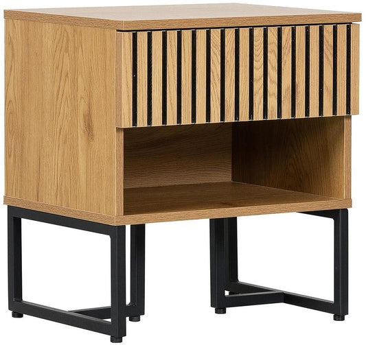Nightstand East Lille | size: Width: 50cm, Height: 55cm, Depth: 40cm | color: Oak | image: 1 | variant: 1006366