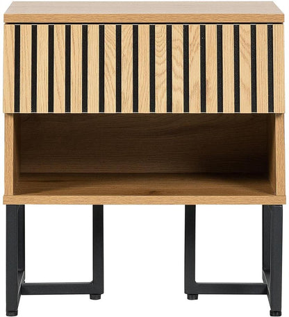 Nightstand East Lille | size: Width: 50cm, Height: 55cm, Depth: 40cm | color: Oak | image: 3 | variant: 1006366