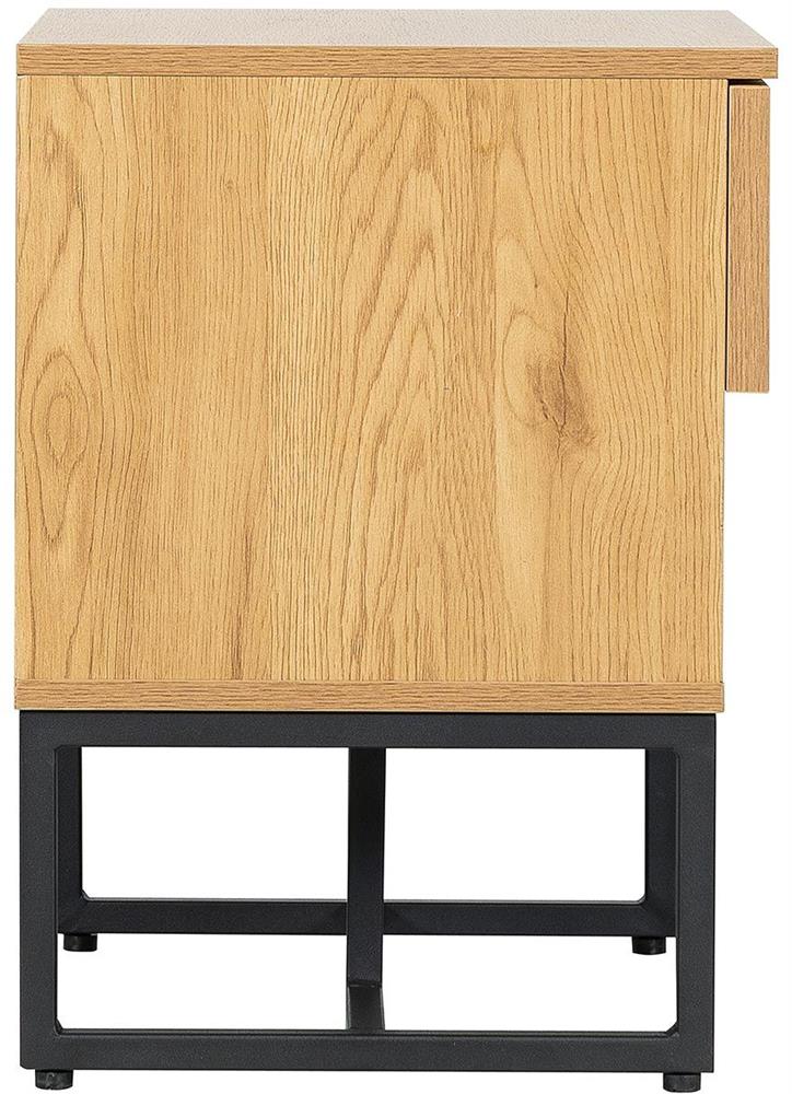 Nightstand East Lille | size: Width: 50cm, Height: 55cm, Depth: 40cm | color: Oak | image: 4 | variant: 1006366