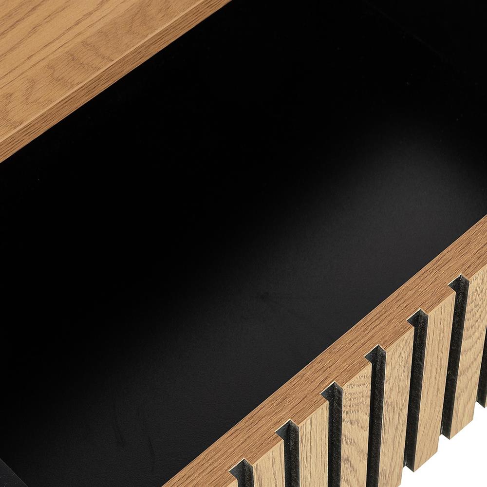Nightstand East Lille | size: Width: 50cm, Height: 55cm, Depth: 40cm | color: Oak | image: 5 | variant: 1006366