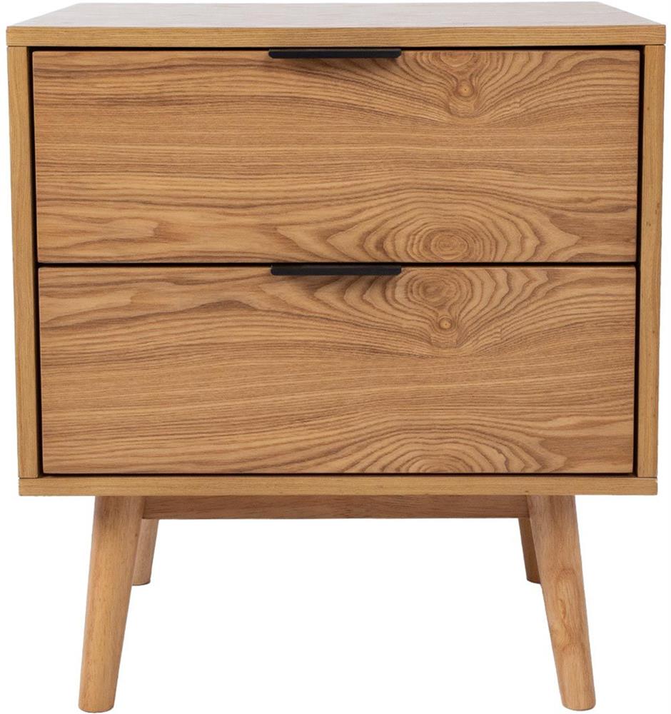 Nightstand East Logrono | size: Width: 50cm, Height: 58cm, Depth: 40cm | color: Oak | image: 4 | variant: 1006362