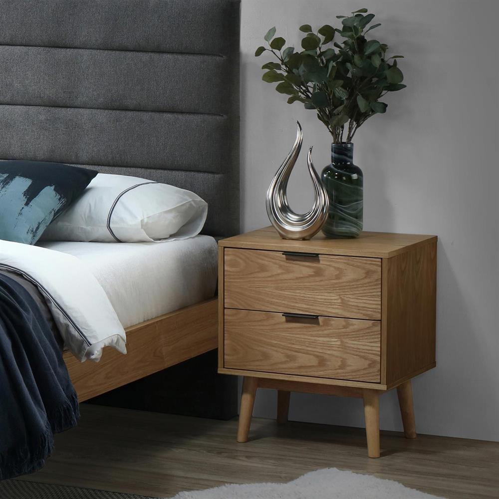 Nightstand East Logrono | size: Width: 50cm, Height: 58cm, Depth: 40cm | color: Oak | image: 7 | variant: 1006362